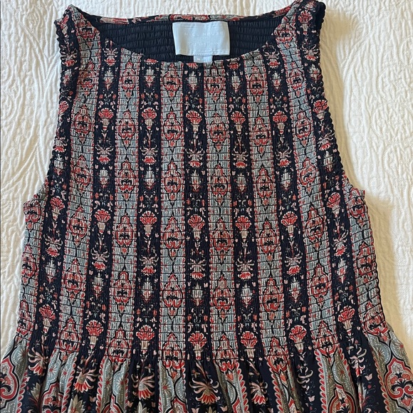 Hill House Cosima Nap Dress in Navy Emma Stripe, Size Medium - Picture 3 of 5